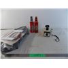 Image 1 : Makeup Stand, tin budweiser bottles, swinger polaroid camera