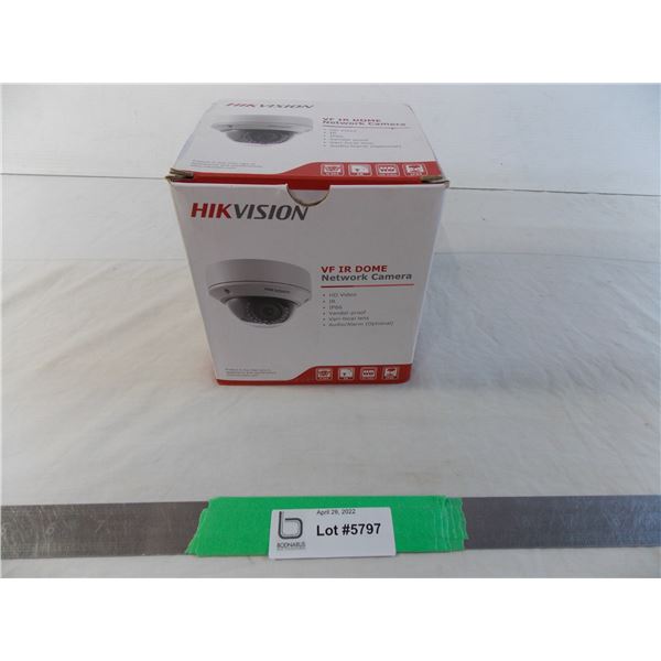 Hikvision VF IR Dome network (wifi) camera - says never used