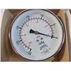 Image 2 : (2) Winters 100-4 vacuum gauge 4 inch dial