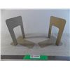 Image 1 : pair of metal bookends