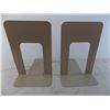 Image 2 : pair of metal bookends