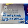 Image 2 : (2) Pack of 8160 Avery addressing labels (both open)