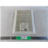 Image 1 : White plastic 8 x 12 return air grill