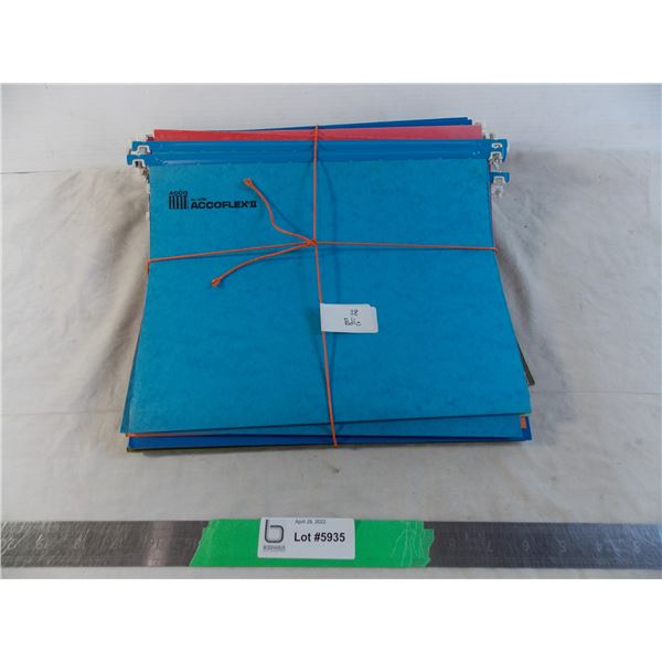 Bundle of 38 hanging folders - letter size