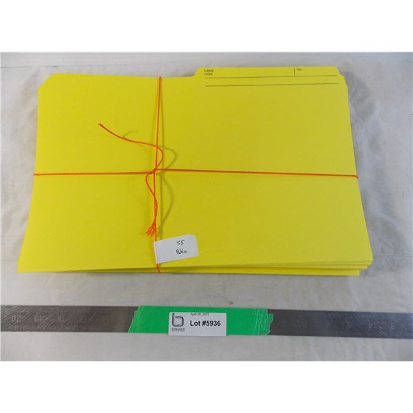 Bundle of 55 hanging folders - letter size