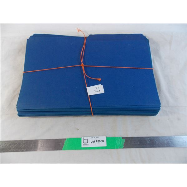 Bundle of 57 legal file folders