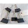 Image 2 : Bag of 5 binder clips - 2" size