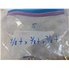 Image 2 : (3) Bags of (5) tees - 3/8 t x 3/8 t x 3/8 t