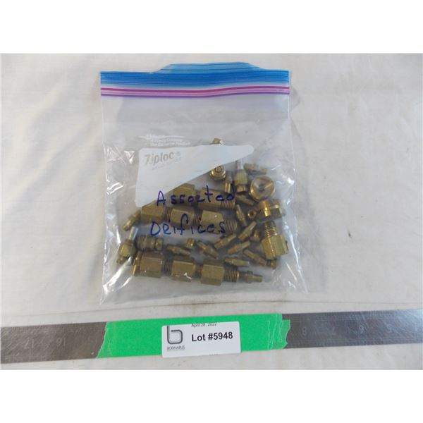 Bag of assorted orifices