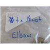 Image 2 : Bag of (3) Elbows - 3/8 t x 1/8 npt