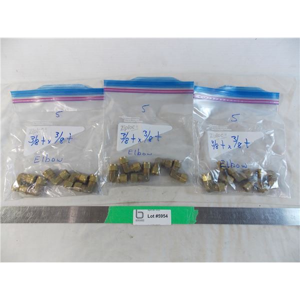 Bag of (5) Elbows - 3/8 t x 3/8 t