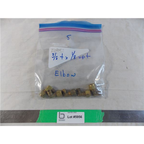 Bag of (5) Elbows - 3/8 t x 1/8 npt
