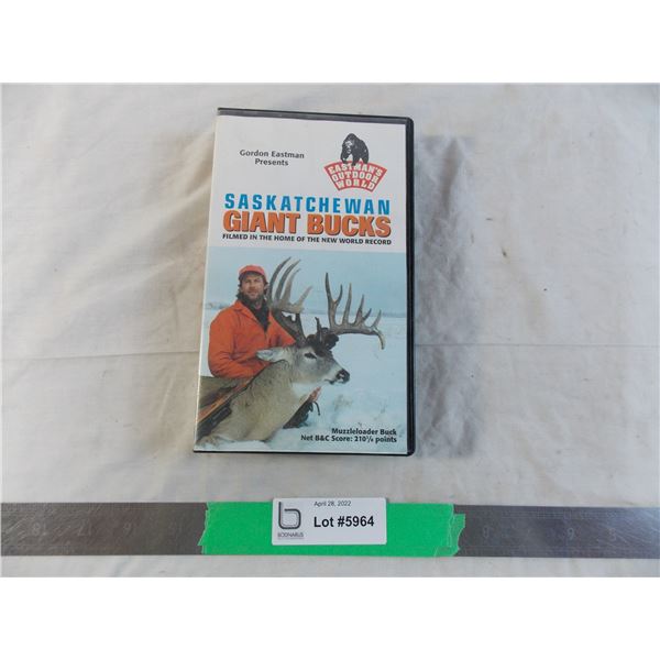 Saskatchewan Bucks VHS tape