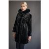 Image 2 : DIAMOND CUT 36" PARKA WITH BLACK DYED MINK AND FOX TRIM- $3,895