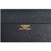 Image 6 : Hermes Black Leather Two Fold Card Case