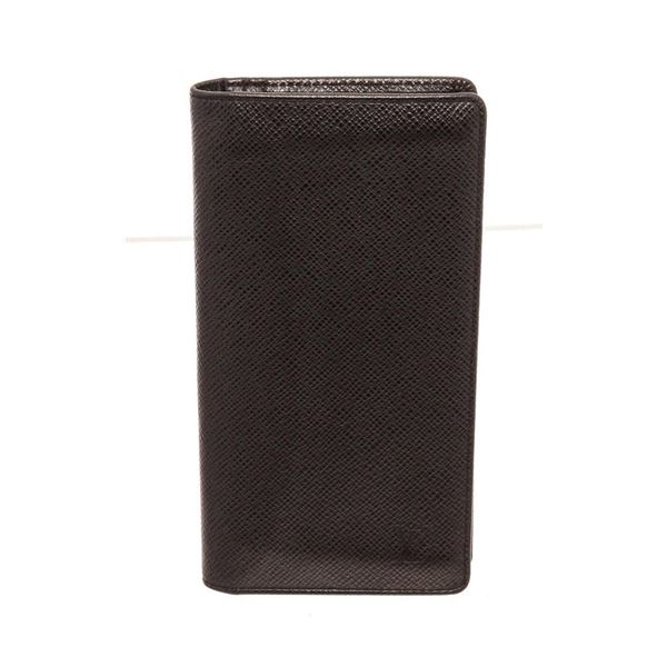 Louis Vuitton Black Leather Brazza Wallet