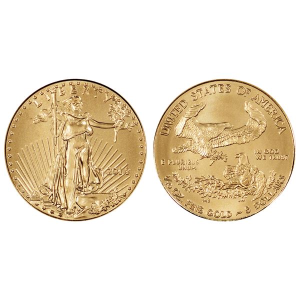 2014 $5 American Gold Eagle Coin