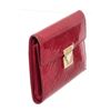 Image 2 : Louis Vuitton Red Venis Leather Koala Wallet