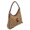 Image 2 : Gucci Brown Canvas D Ring Shoulder Bag