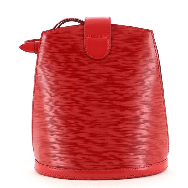 Louis Vuitton Red Epi Leather Cluny Shoulder Bag