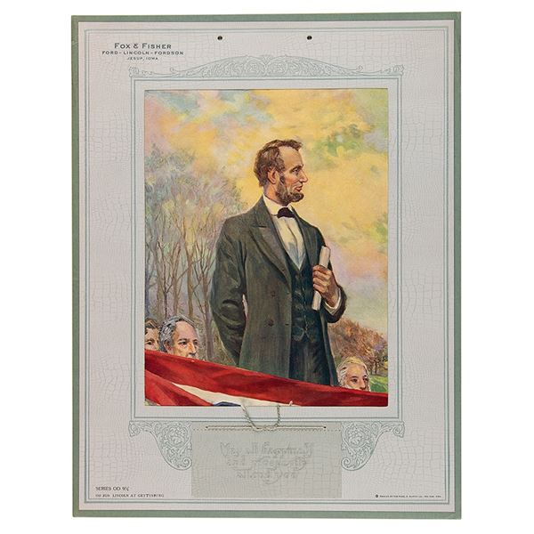 Abraham Lincoln Calendar Template