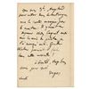 Image 2 : Edgar Degas Autograph Letter Signed
