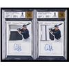 Image 1 : 2015 National Treasures Prospect Silhouette Autos Aaron Judge Autograph/Relic Cards (/25) and (/99) 