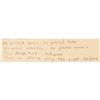 Image 2 : Bob Dylan Twice-Signed Handwritten Poem: "I Thought I Saw Humphrey Pissing"