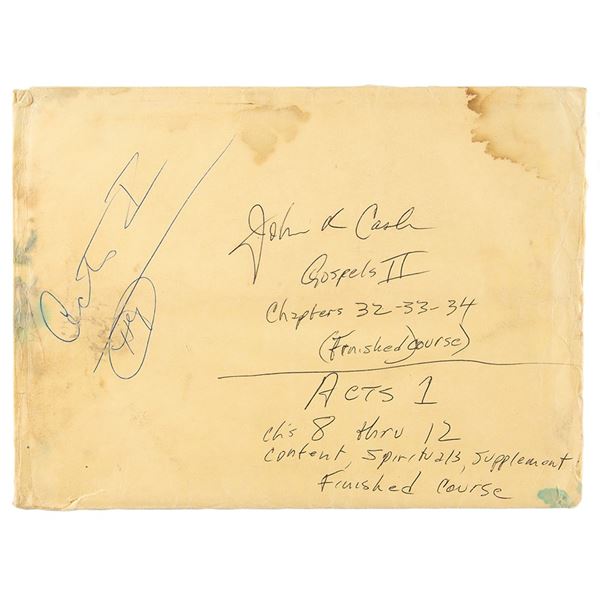 Johnny Cash Signed Envelope