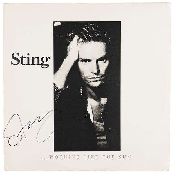 Sting Signed Album