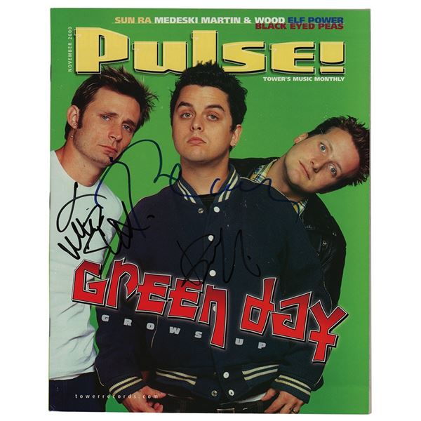 Green Day Signed Magazine