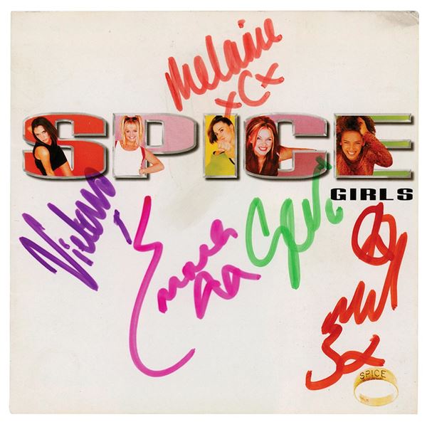 Spice Girls Signed CD Booklet
