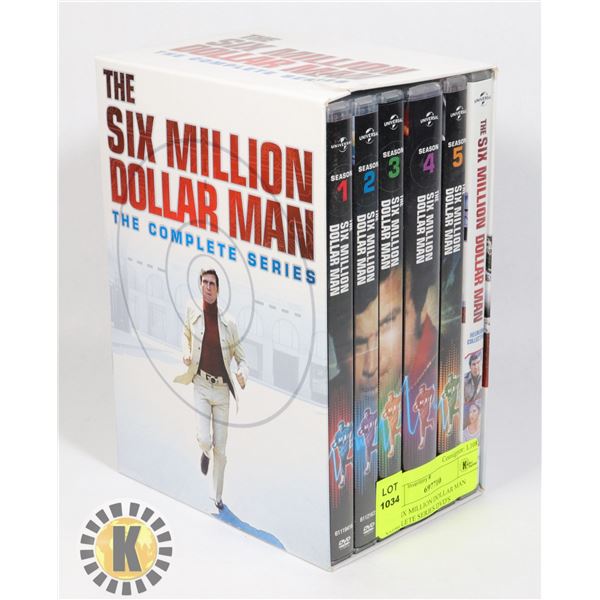 THE SIX MILLION DOLLAR MAN COMPLETE SERIES DVD'S