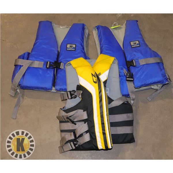 LIFE JACKETS BLUE