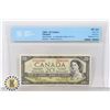 Image 1 : 1954 TWENTY DOLLAR BILL G/W5901889 GRADED