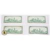 Image 2 : 4 1967 CANADA CENTENNIAL CANADA $1 BANK NOTES