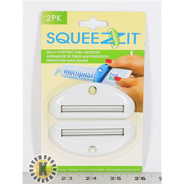 NEW 2PK SQUEEZE-IT MULTI-PURPOSE TUBE SQUEEZER