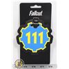 Image 1 : NEW FALLOUT VAULT 111 THEME LUGGAGE TAG
