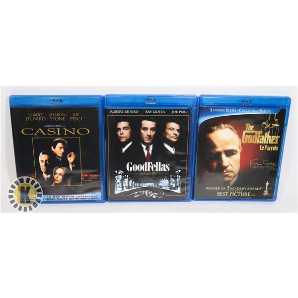 3 ORIGINAL GANGSTER FILMS BLURAY