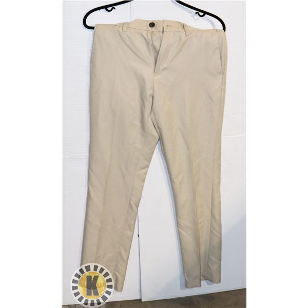 MENS 28 X 30 TAN SLACKS