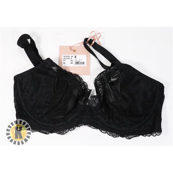 WOMENS 30E BLACK BRA