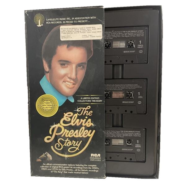 Elvis - THREE Cassettes , The Elvis Presley Story