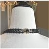 Image 3 : Black Beaded Opera Length Two Strand Necklace