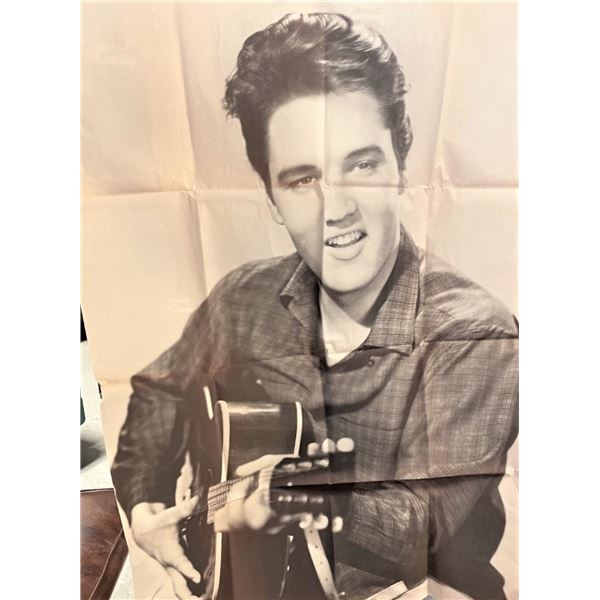 Very Large Poster , Elvis with Guitar,  Approximately Five Feet Tall (almost five feet)