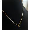 Image 2 : Gold Tone Chain with Pendant and Matching Ring