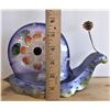 Image 5 : Faux Stained Glass Garden Snail