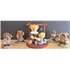 Image 1 : Avon Lovable Teddies 1st Day of School and Four Mouse Figurines