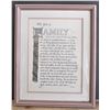 Image 1 : Framed Artwork - Family