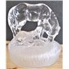 Image 1 : Glass Mare and Foal Statue