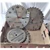 Image 1 : Saw Blades and TWO Saw Blade Clocks